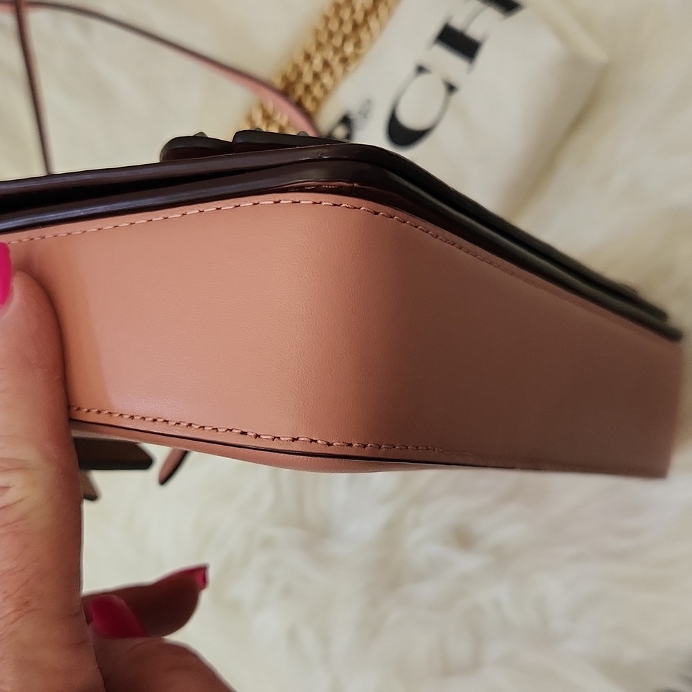 Coach Custom Tea Rose Dinky Peony Pink - Picture 6 of 16